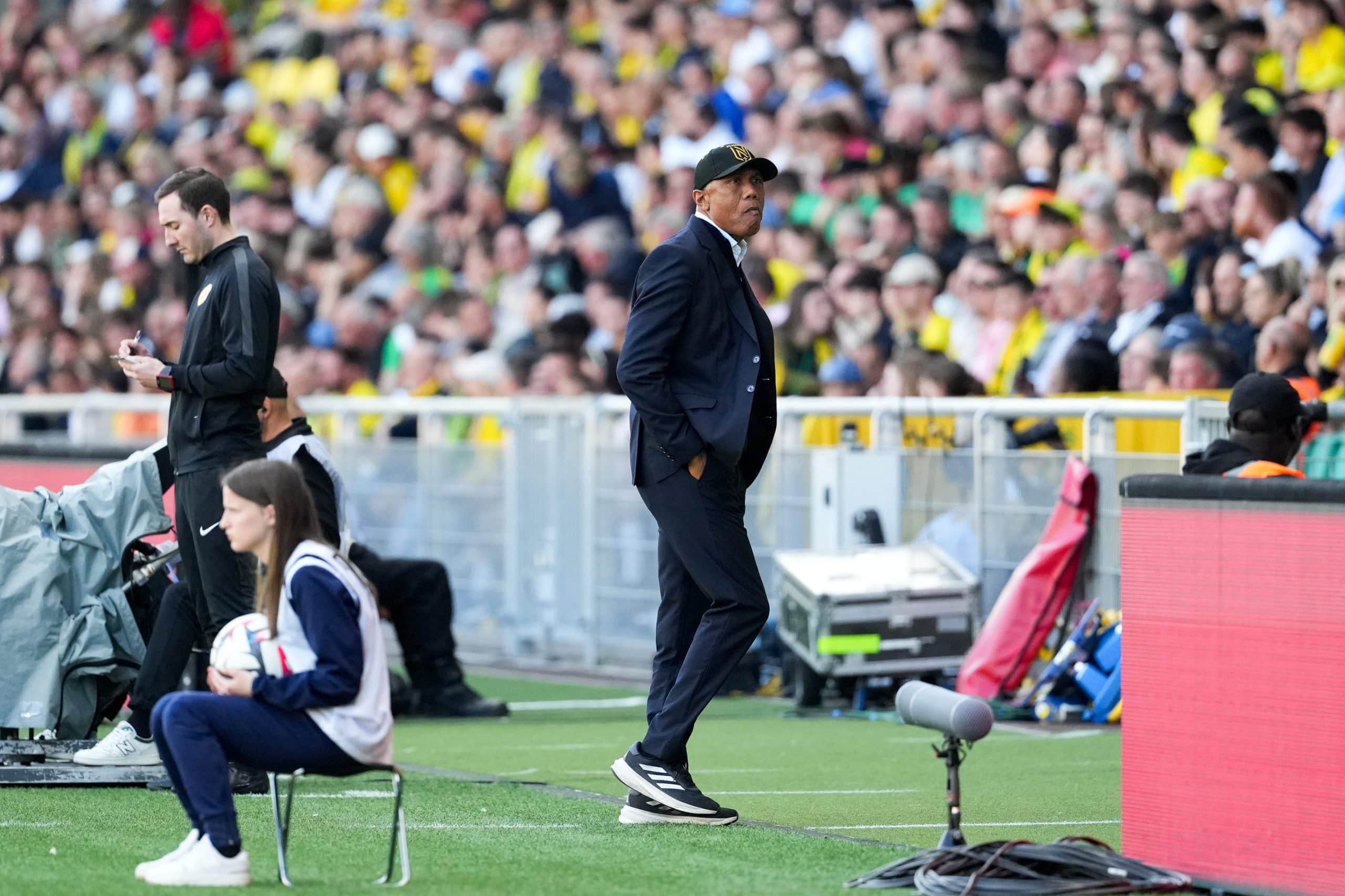 L'entraineur du FC Nantes, Antoine Kombouaré.