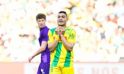 Mostafa Mohamed, l'attaquant du FC Nantes.