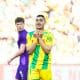 Mostafa Mohamed, l'attaquant du FC Nantes.