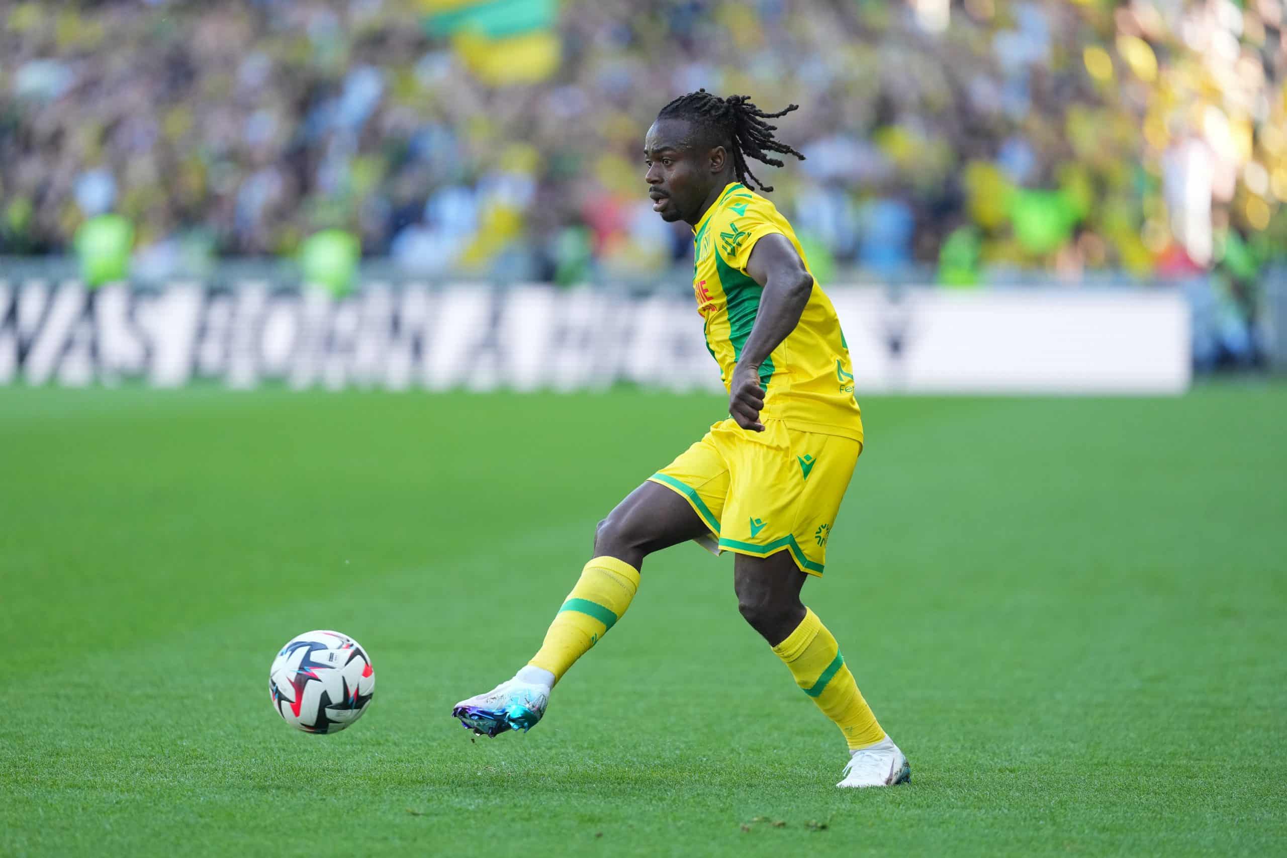 L'ailier du FC Nantes Moses Simon, qui devrait partir cet été.