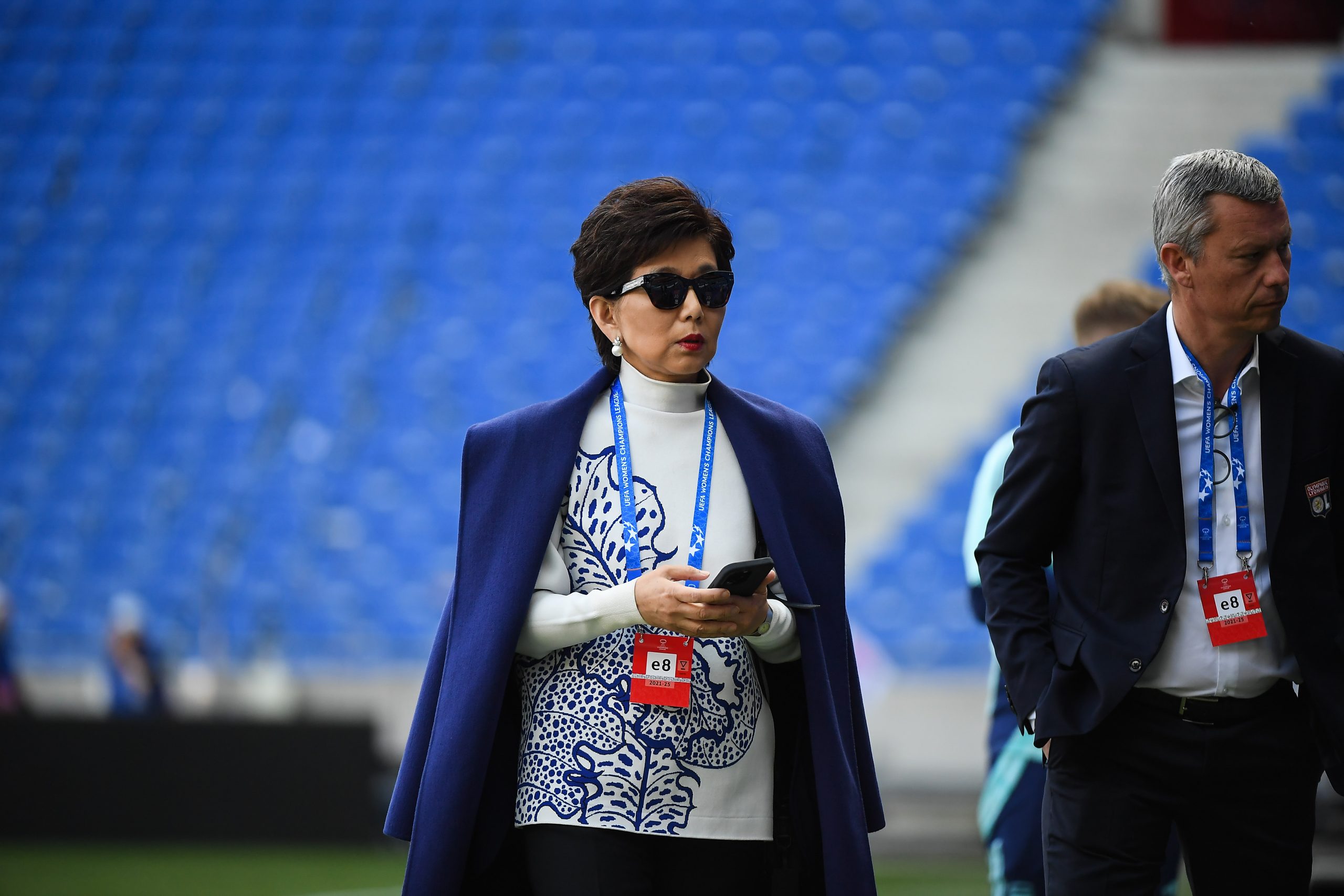 La nouvelle présidente de l'OL, Michele Kang, a réussi son pari.