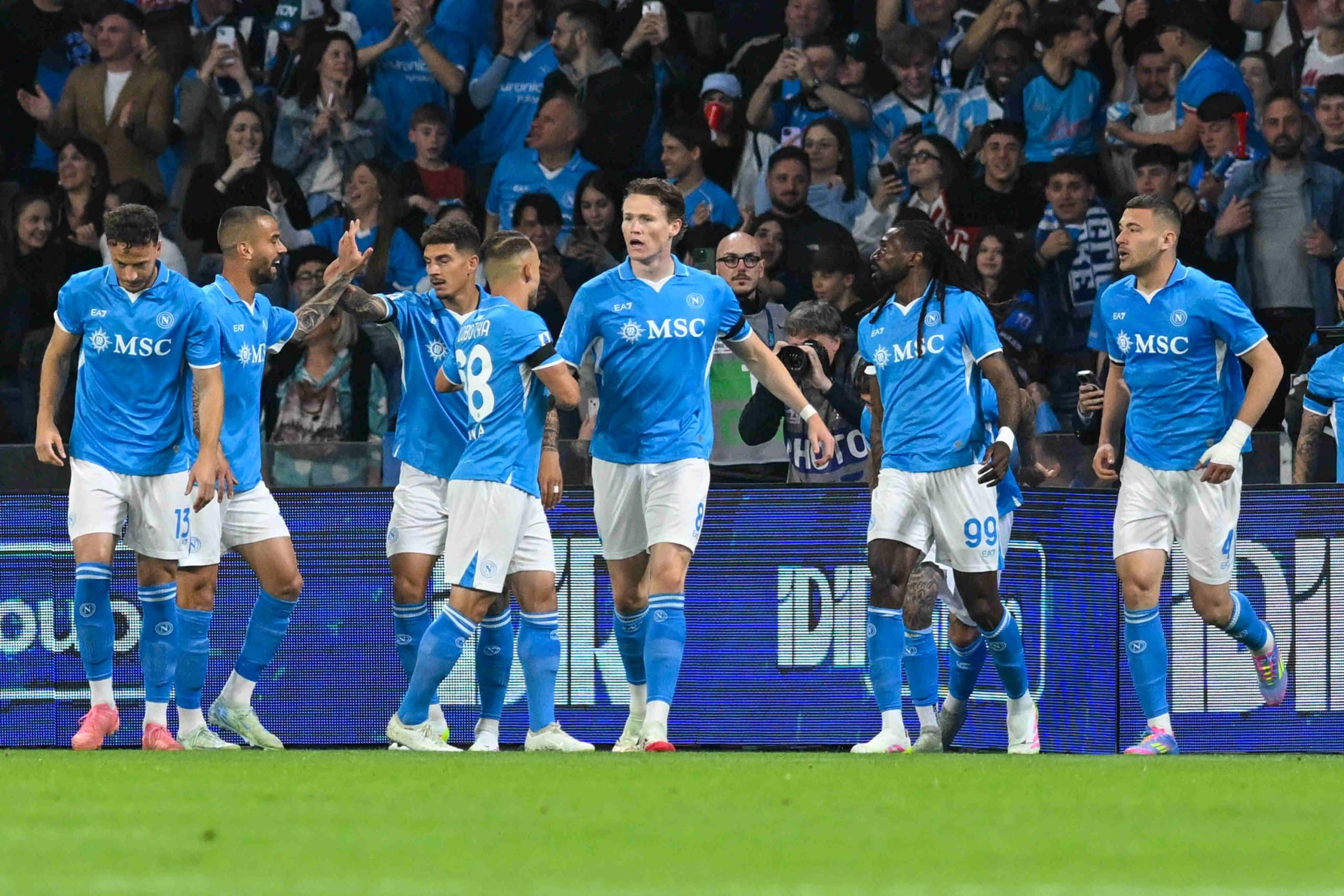 Les joueurs de Naples