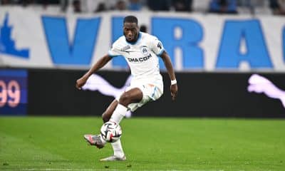 Le milieu de l'OM Geoffrey Kondogbia, reconverti défenseur.