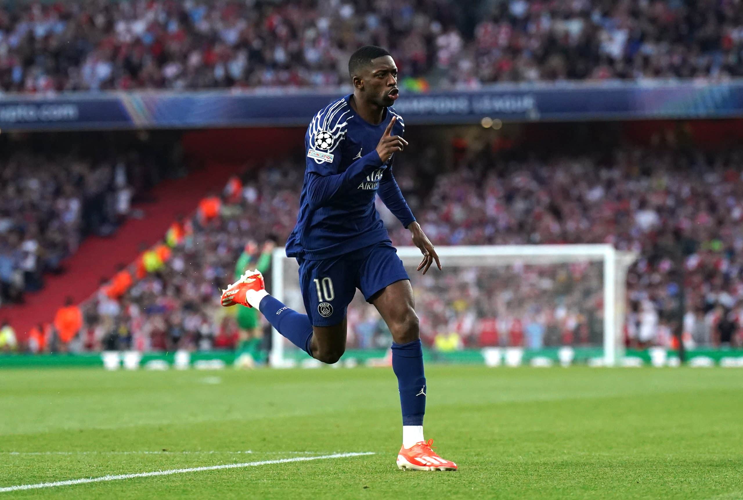 L'attaquant du PSG, Ousmane Dembélé.