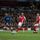 La grosse occasion manquée par Bradley Barcola lors d'Arsenal-PSG.