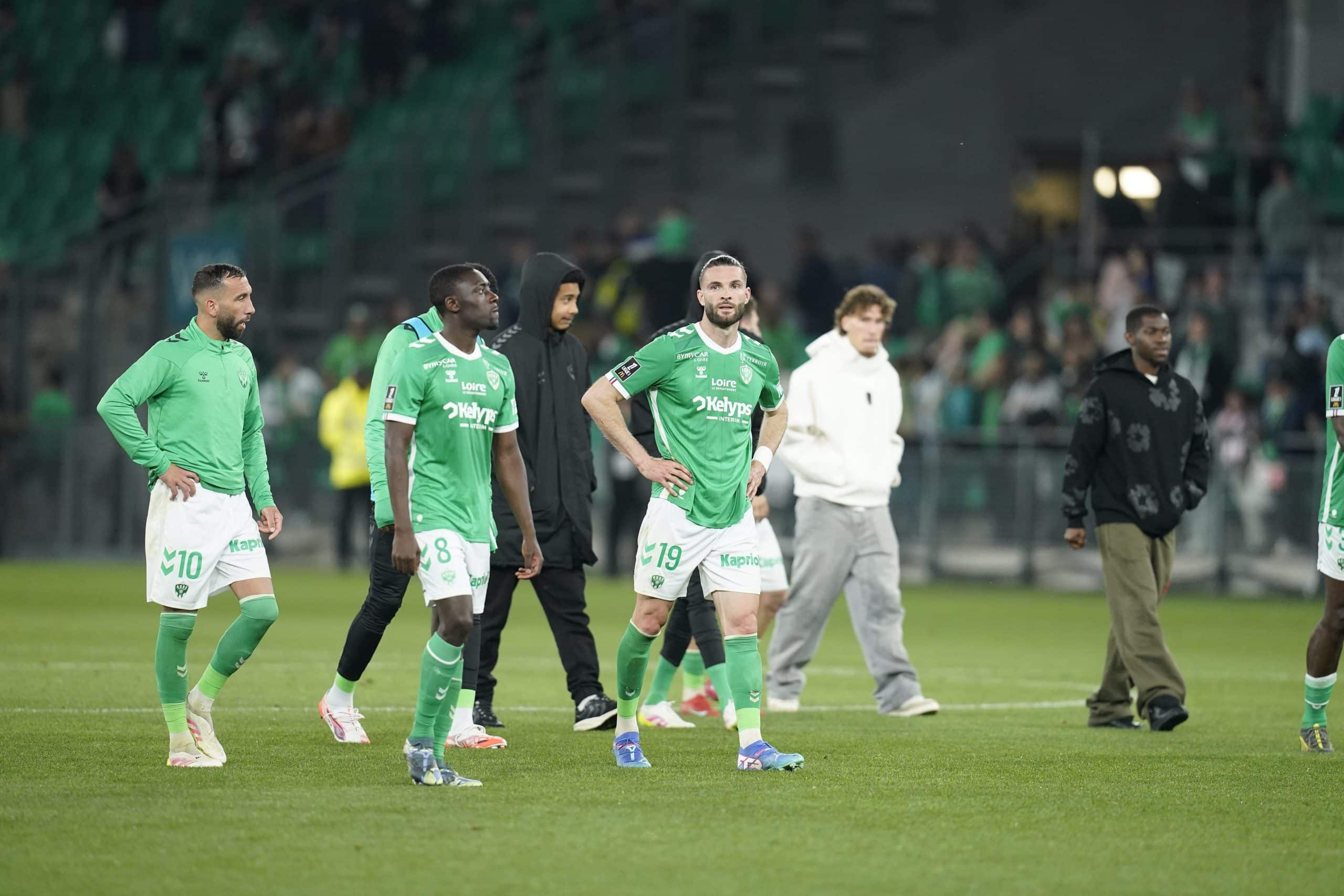 La tristesse des Verts après ASSE - AS Monaco
