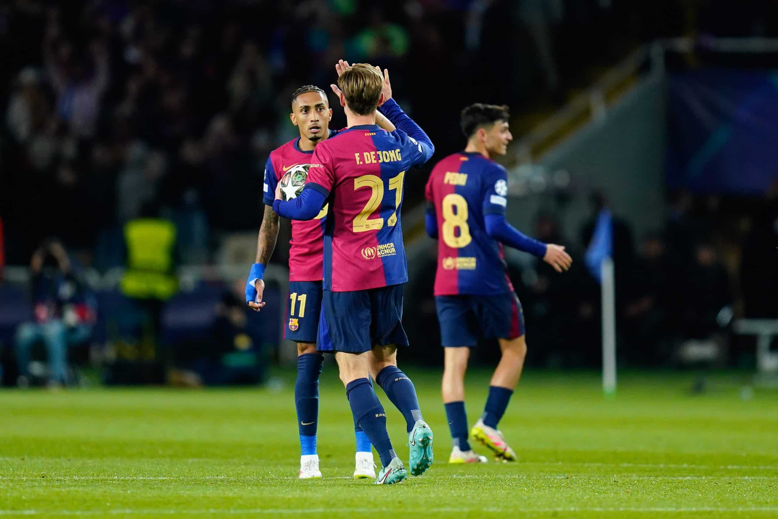 Raphinha, encore décisif pour le FC Barcelone contre l'Inter Milan.