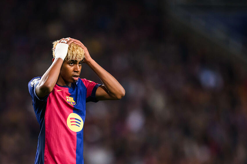 Lamine Yamal au FC Barcelone