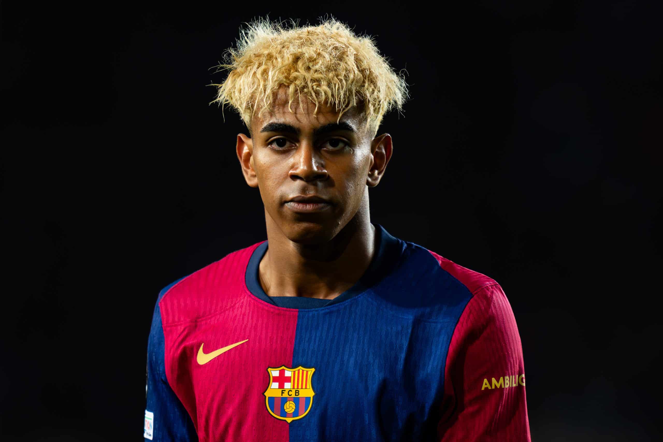 L'attaquant du FC Barcelone, Lamine Yamal.