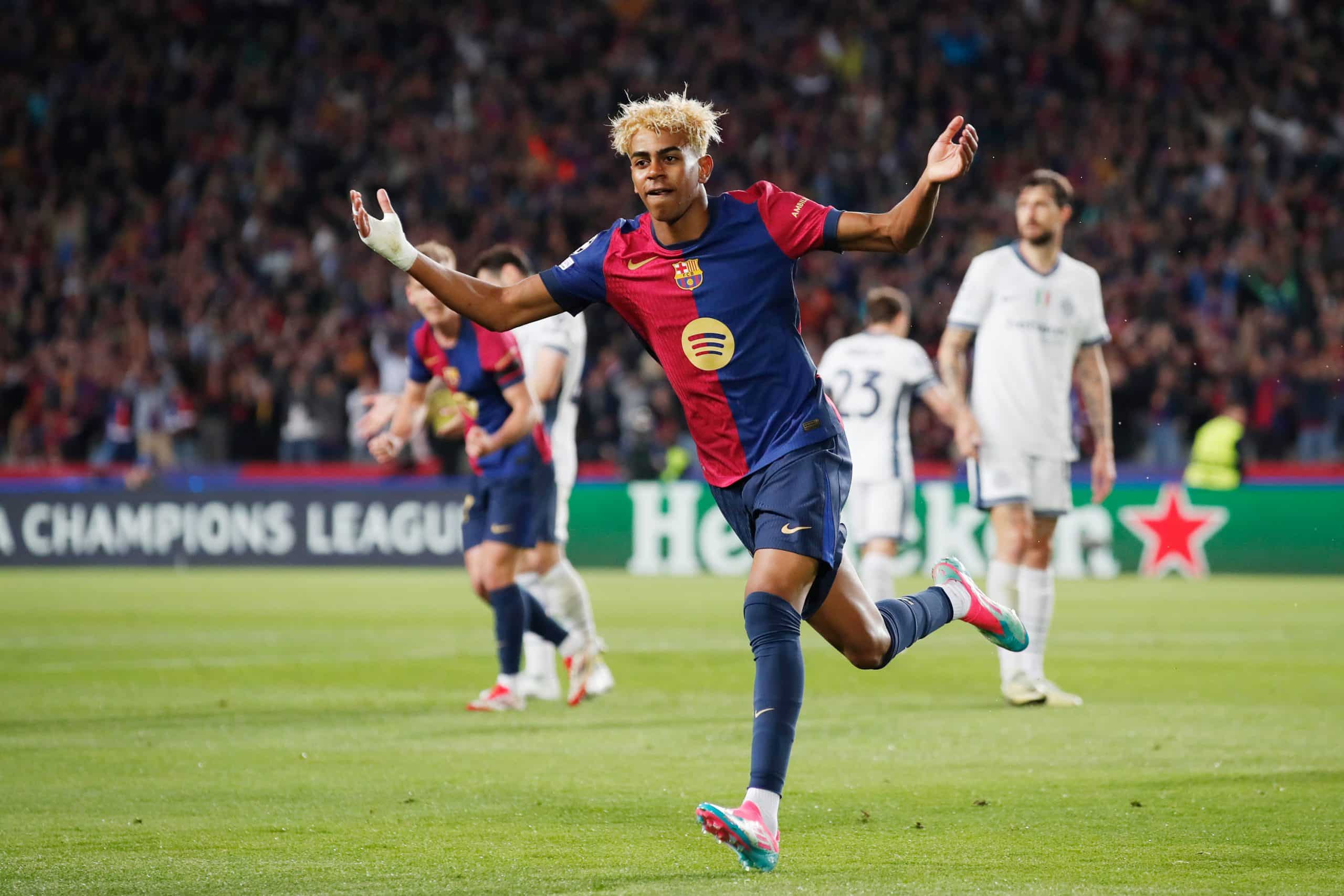 Lamine Yamal au FC Barcelone