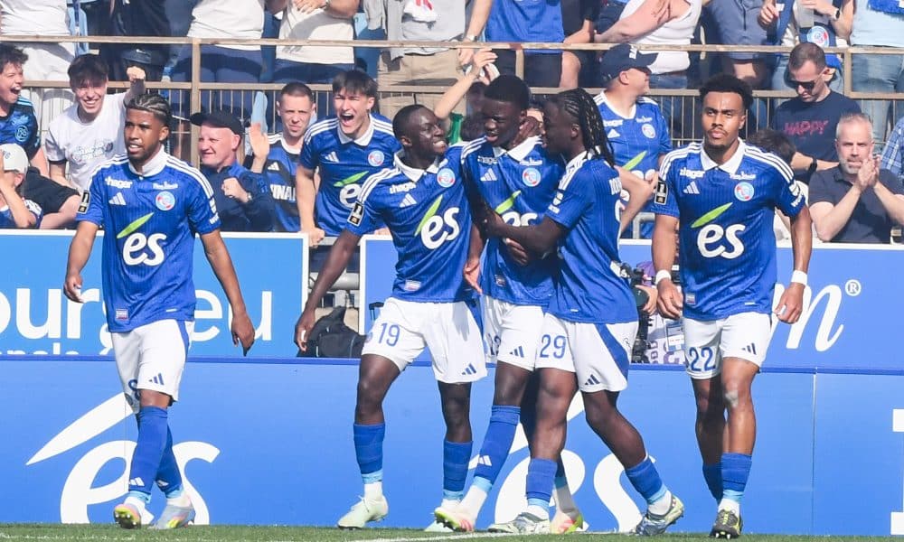 Les joueurs du RC Strasbourg
