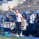 L'entraîneur du PSG, Luis Enrique, lors du match à Strasbourg.