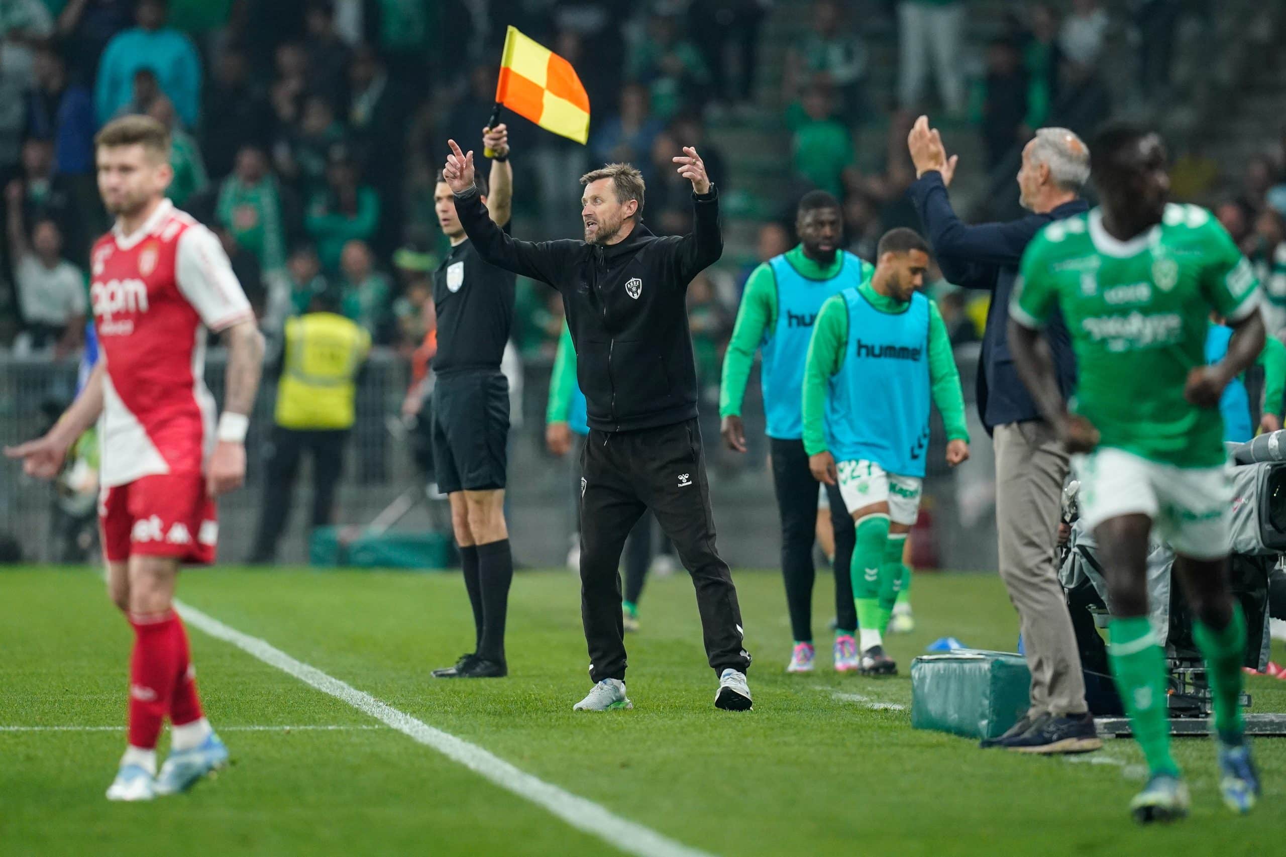 Eirik Horneland lors d'ASSE - AS Monaco