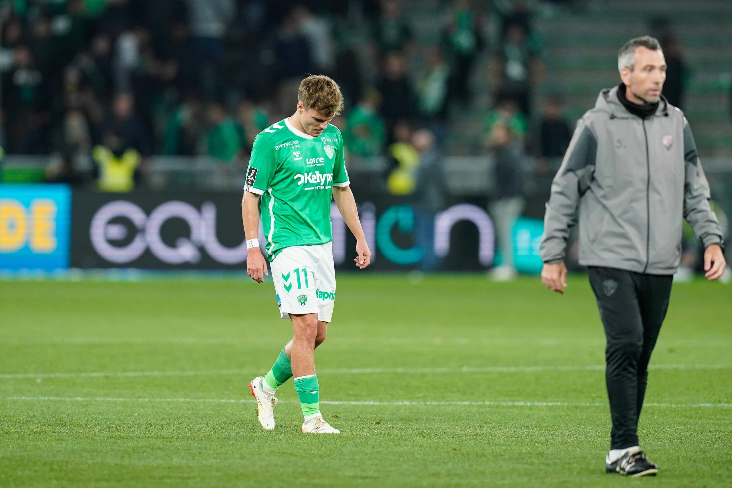Ben Old quittait le terrain tête basse après la défaite de l'ASSE contre l'AS Monaco.