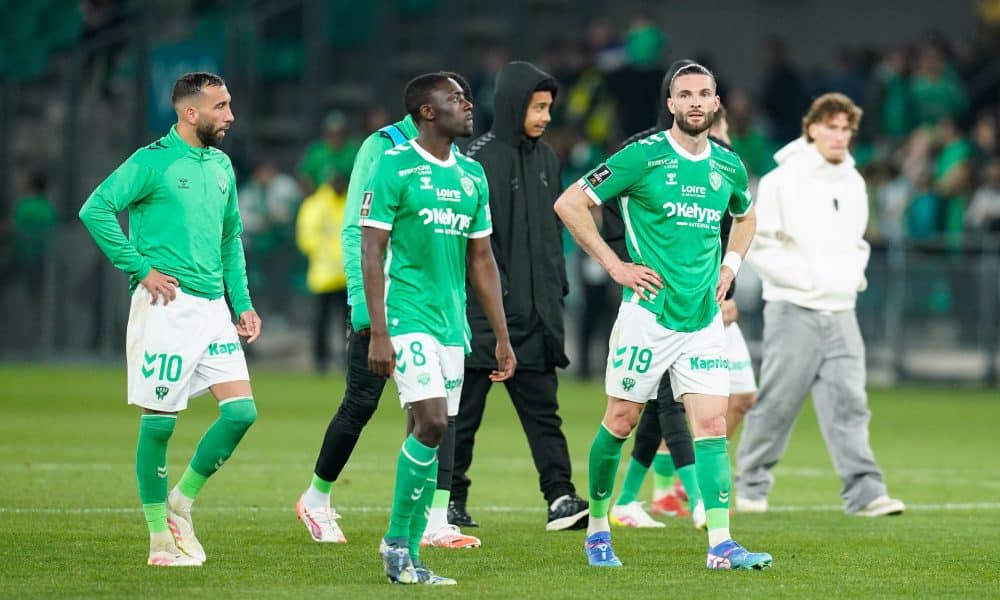 La déception des Stéphanois après la défaite à domicile contre Monaco samedi dernier.
