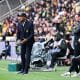 L'entraîneur du FC Nantes, Antoine Kombouaré, lors du match contre Angers.