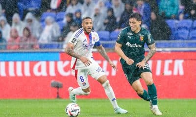 Le milieu de l'OL Corentin Tolisso lors du match contre Lens.