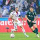 Le milieu de l'OL Corentin Tolisso lors du match contre Lens.