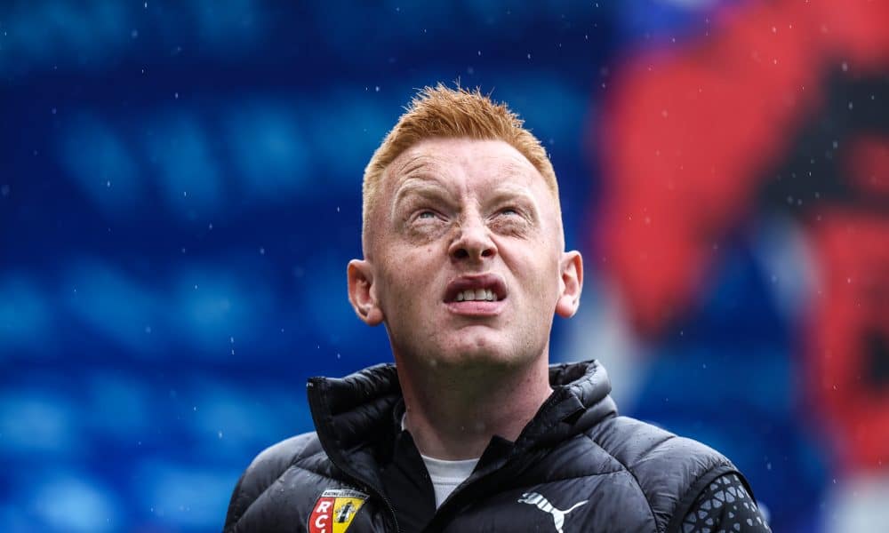 L'entraîneur du RC Lens, Will Still, lors de la victoire à Lyon.