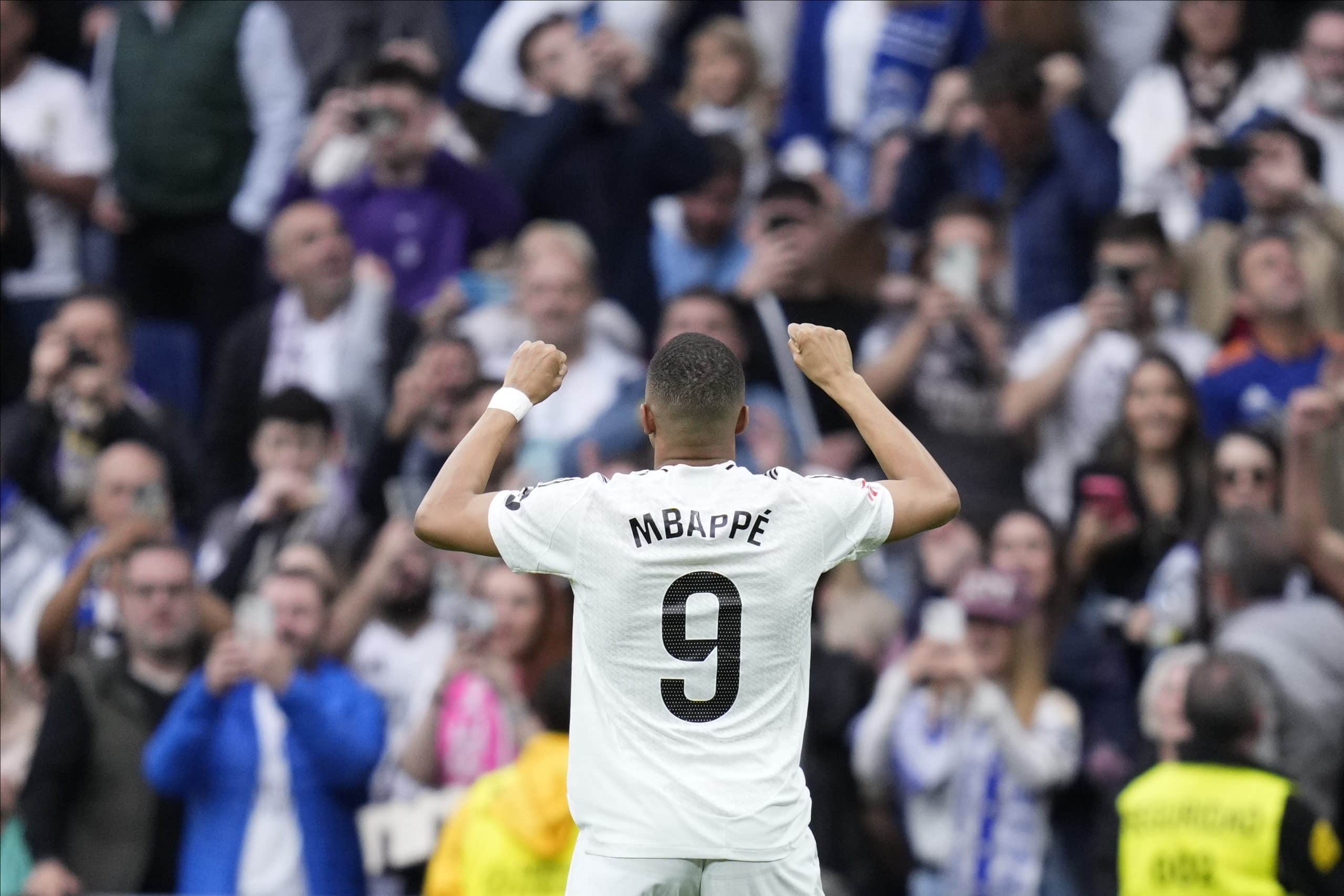 L'attaquant du Real Madrid, Kylian Mbappé.