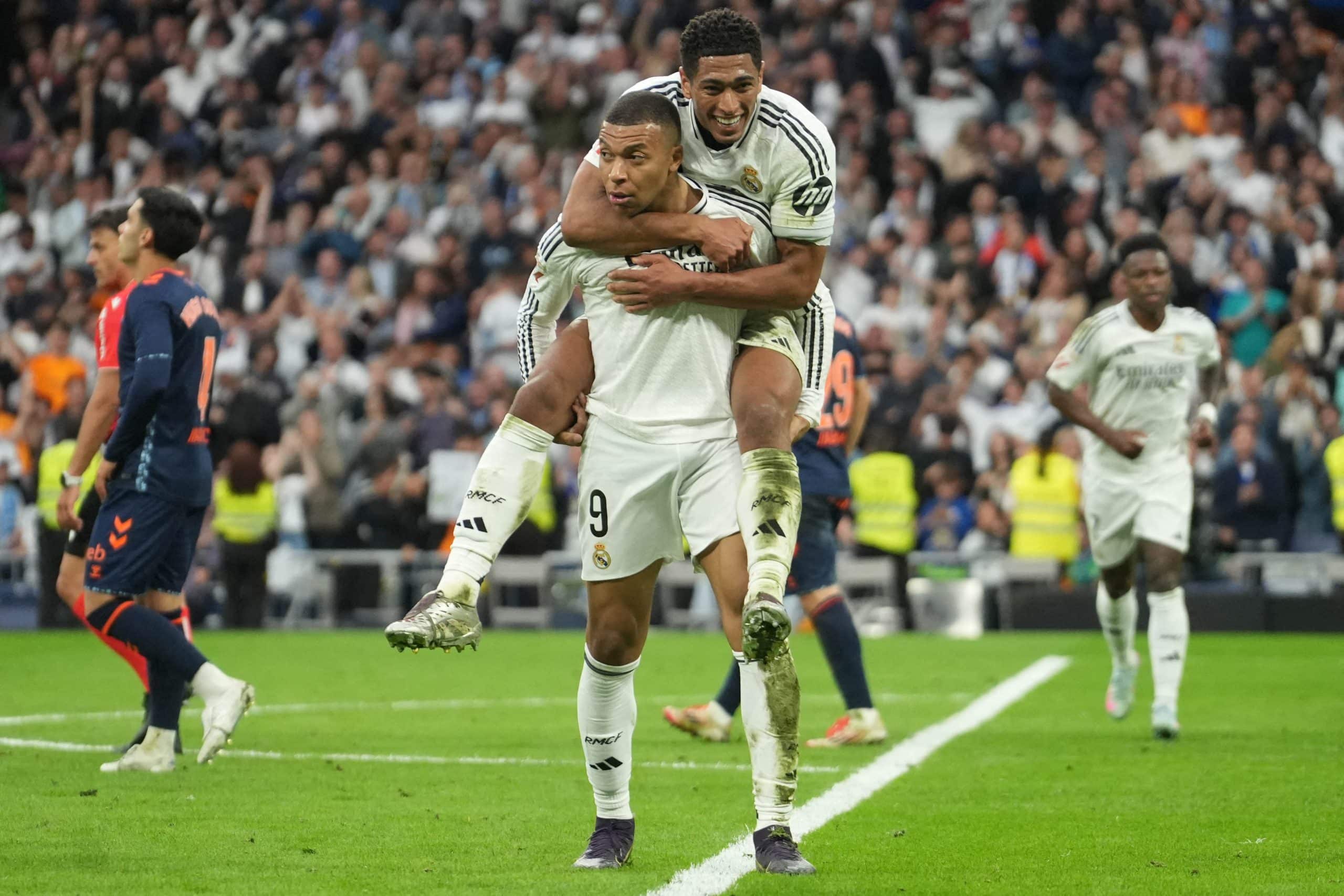 Kylian Mbappé buteur avec le Real Madrid.