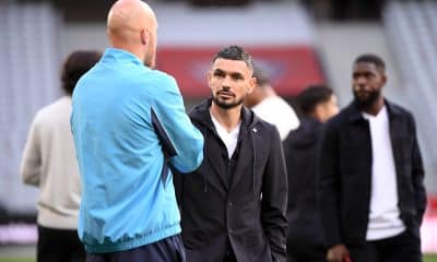 Le meneur de jeu Rémy Cabella, en civil, lors d'un avant-match.