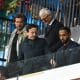 Le président de l'OM, Pablo Longoria, et son directeur sportif, Medhi Benatia.