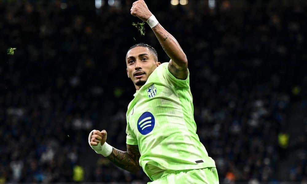 Raphinha, l'ailier du FC Barcelone.