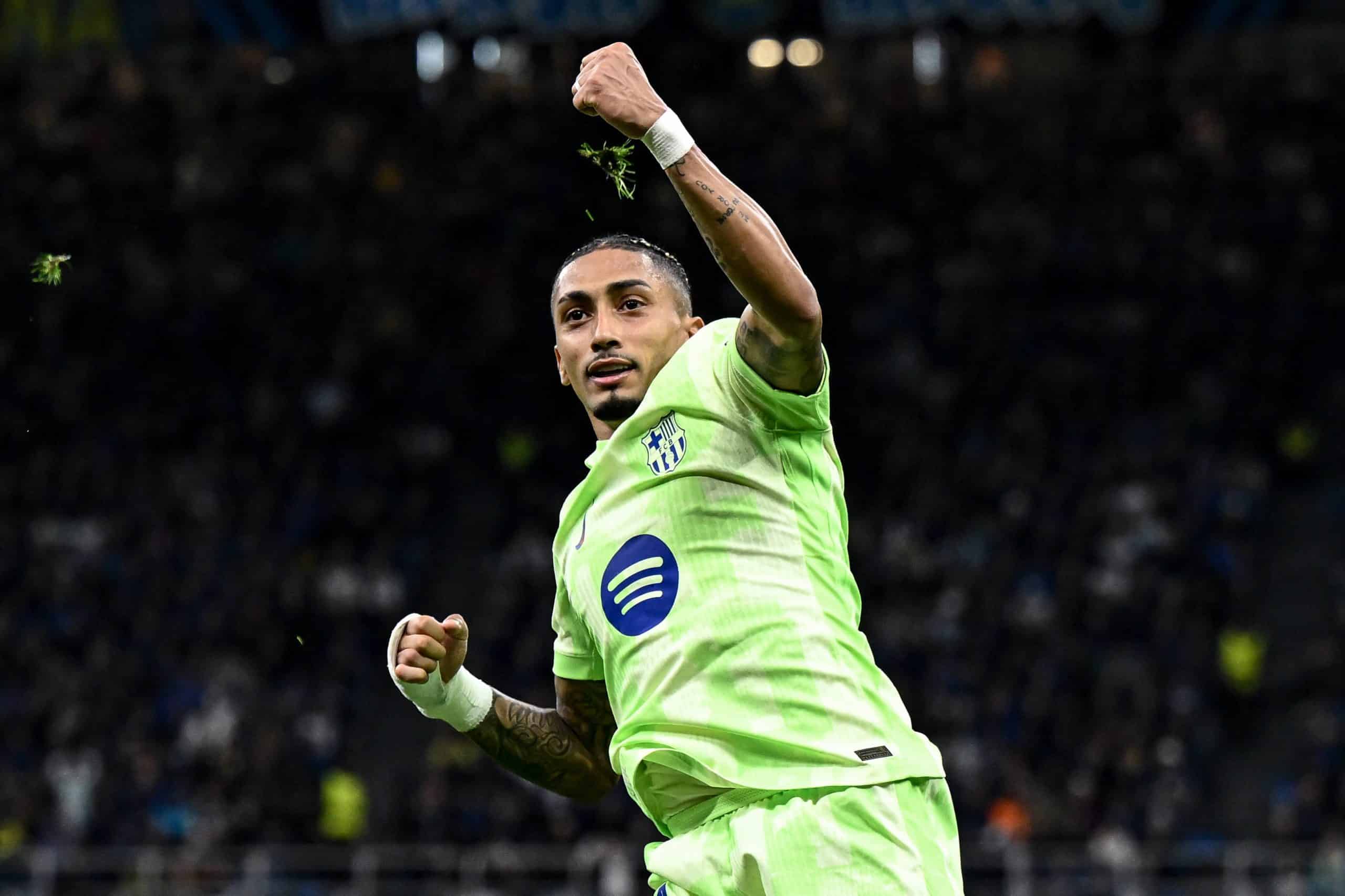 Raphinha, l'ailier du FC Barcelone.