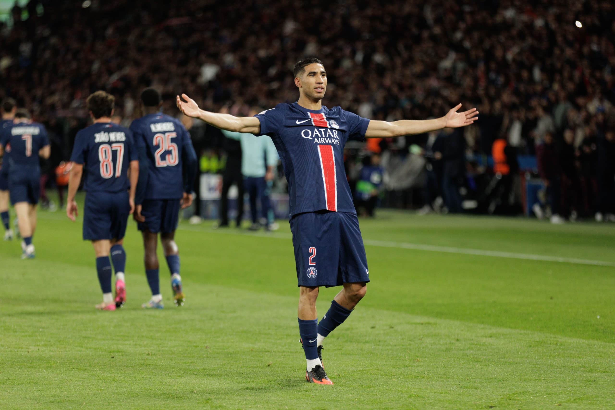 Achraf Hakimi, le latéral droit du PSG.