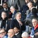 Le président de la LFP, Vincent Labrune, au Parc des Princes pour la demi-finale de Champions League.