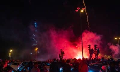 La liesse à Paris après PSG - Arsenal