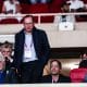 Le propriétaire de l'OL, John Textor, lors d'un match à Monaco.