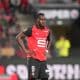 Arnaud Kalimuendo, l'attaquant du Stade Rennais.