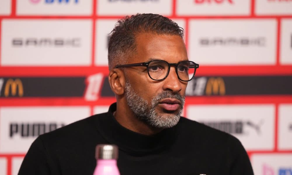 Habib Beye, l'entraîneur du Stade Rennais