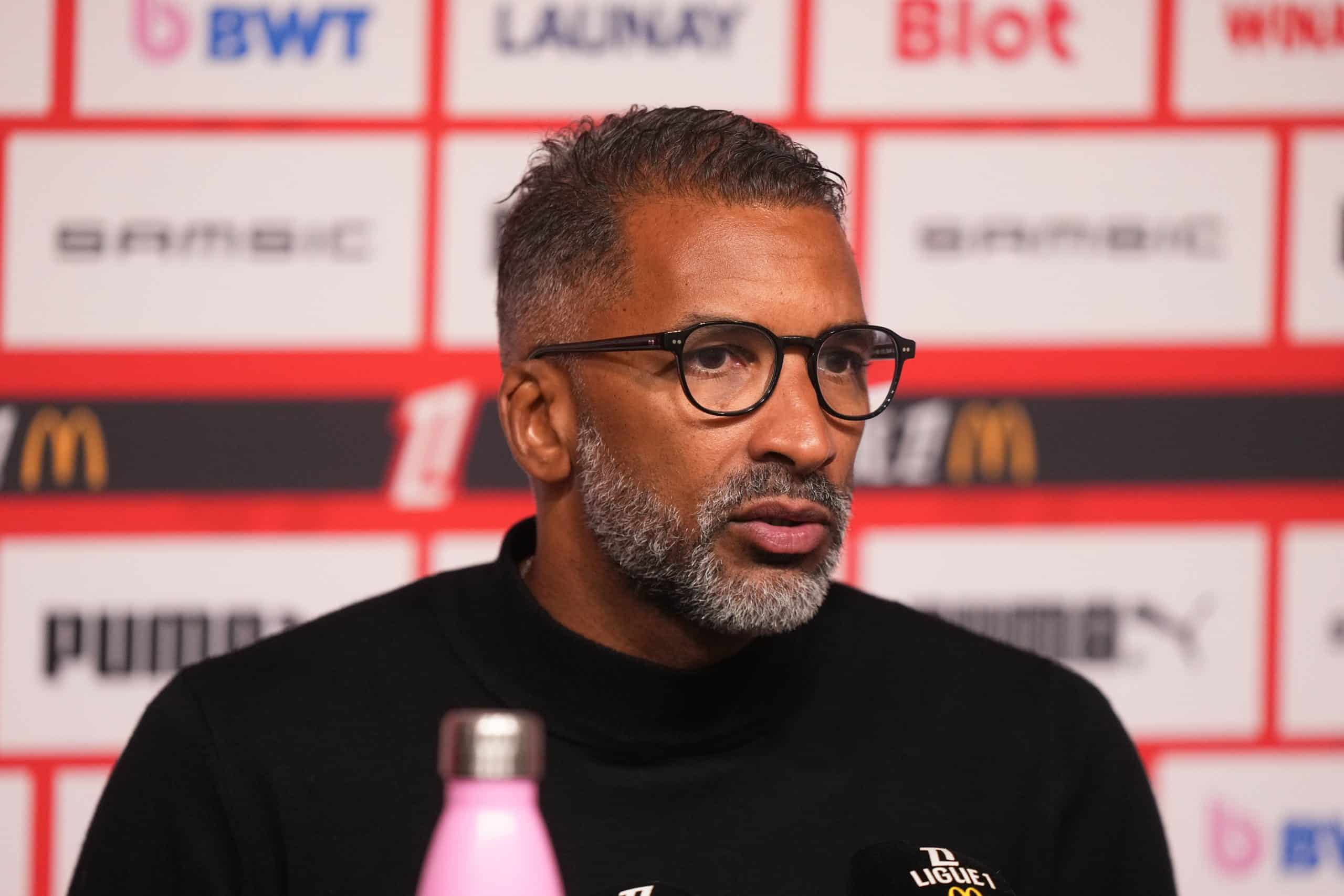 Habib Beye, l'entraîneur du Stade Rennais