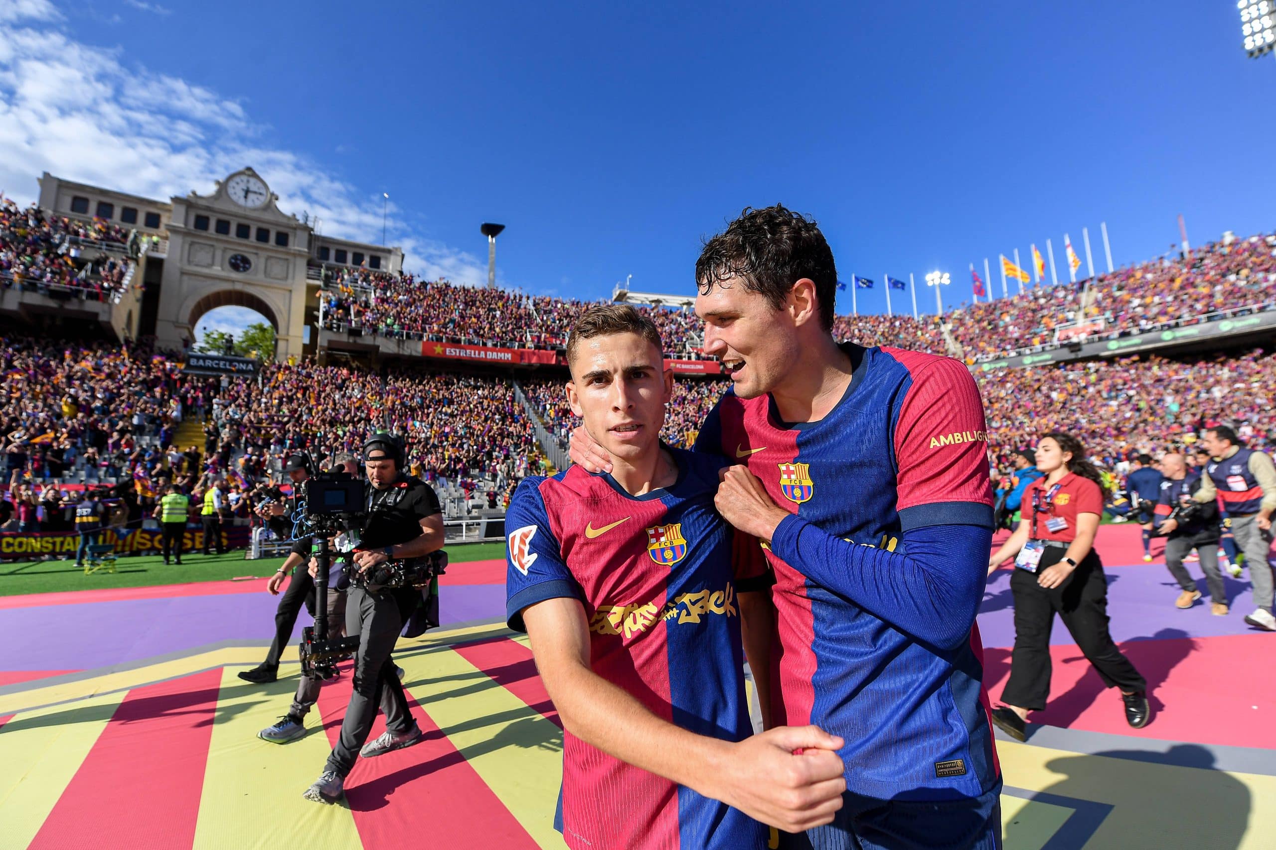 Fermin Lopez et Andreas Christensen (FC Barcelone)