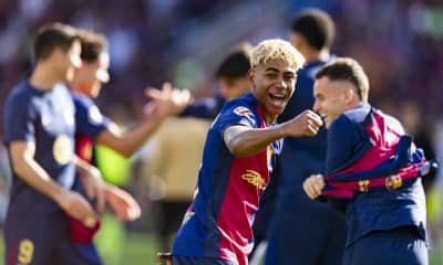 Lamine Yamal, l'ailier fort du FC Barcelone.