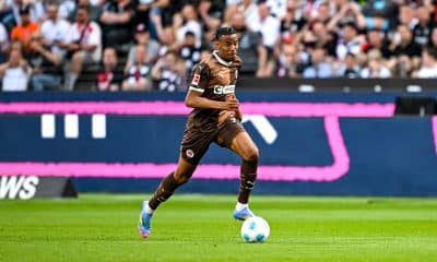 Morgan Guilavogui sous le maillot de Sankt-Pauli