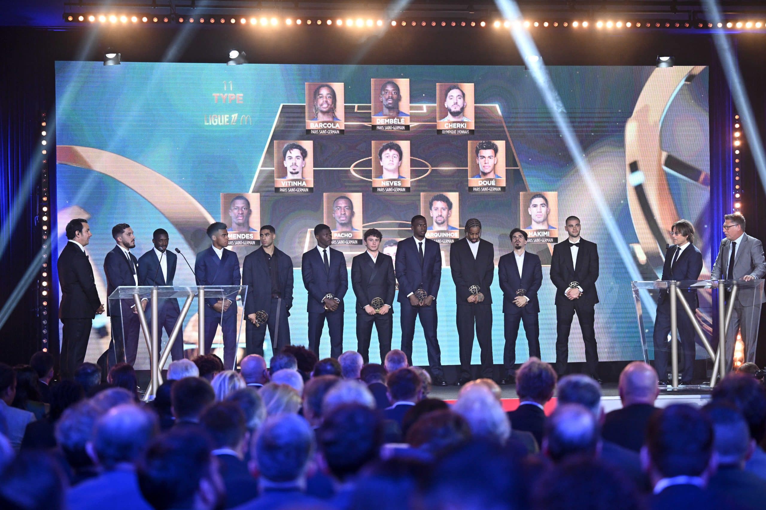 Le PSG a été récompensé aux trophées de l'UNFP.