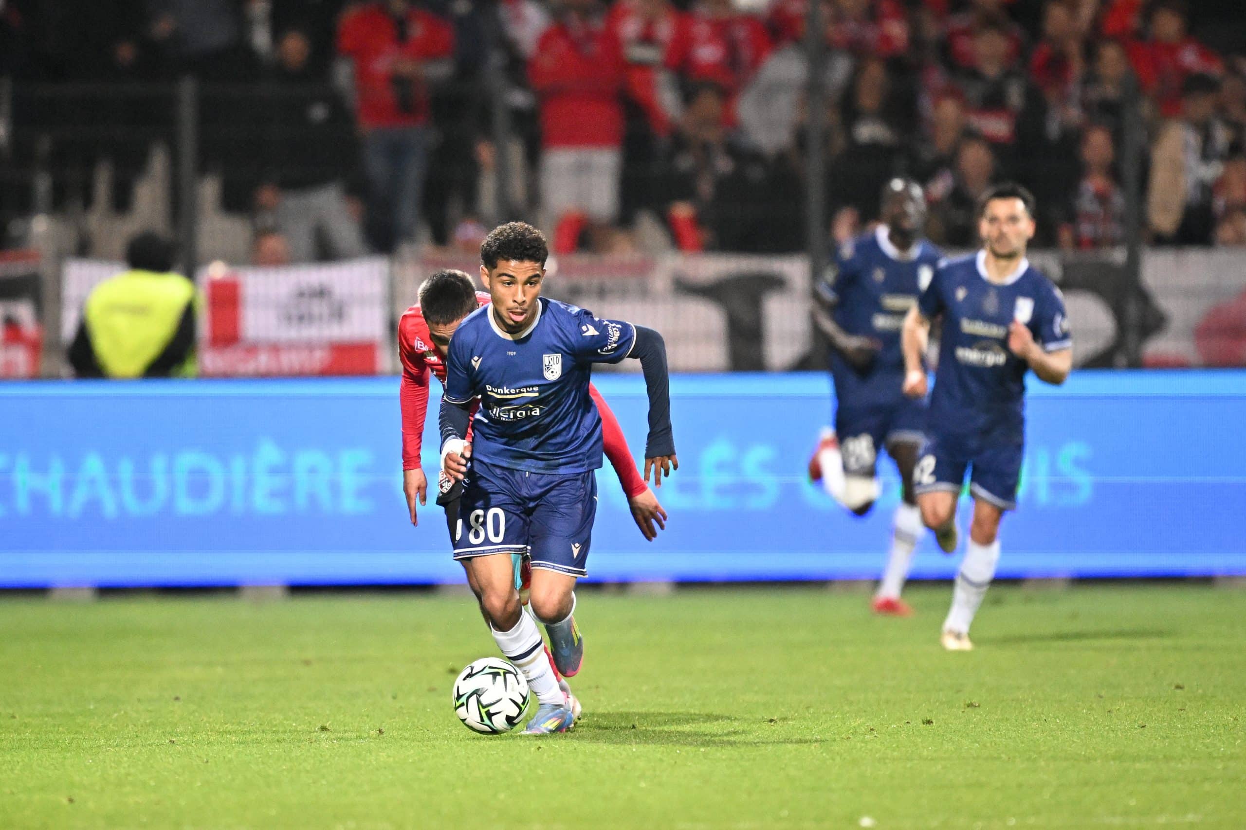 Le jeune Gessine Yassine en action avec Dunkerque cette saison.