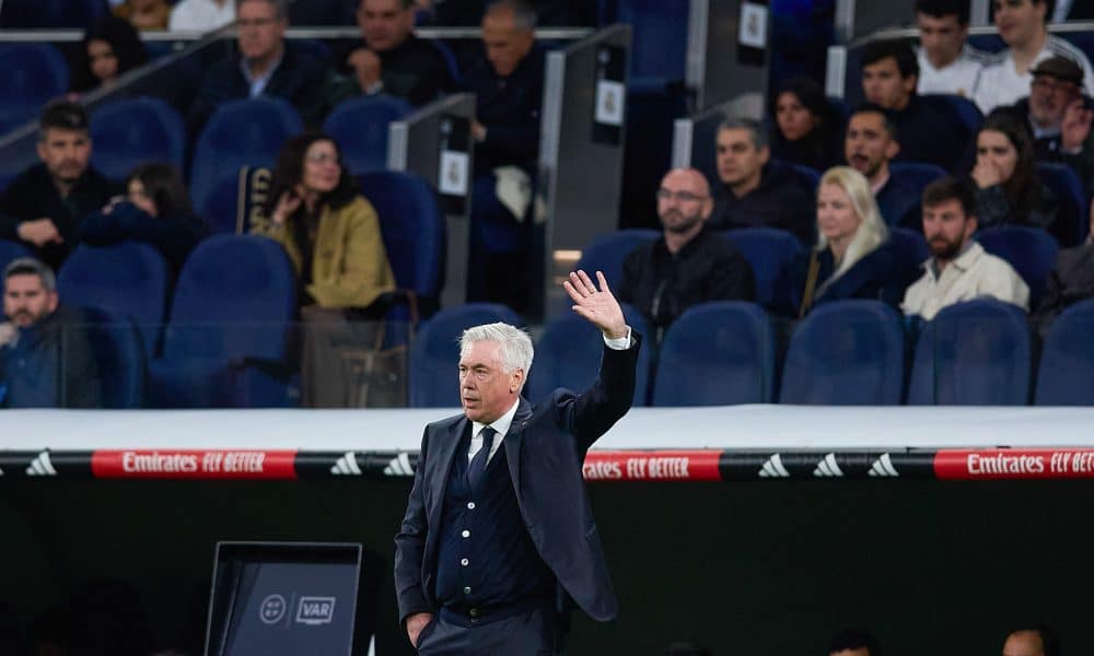 L'entraîneur du Real Madrid, Carlo Ancelotti.