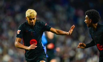 Lamine Yamal, l'ailier du FC Barcelone.