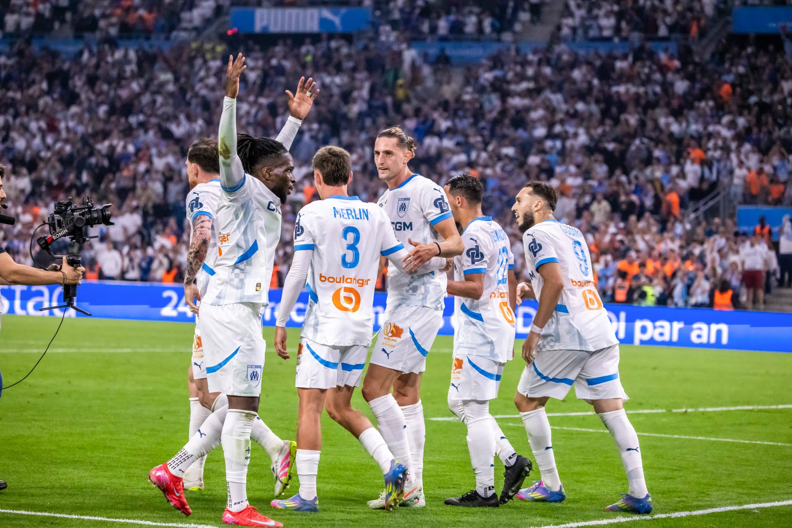 Les joueurs de l'OM