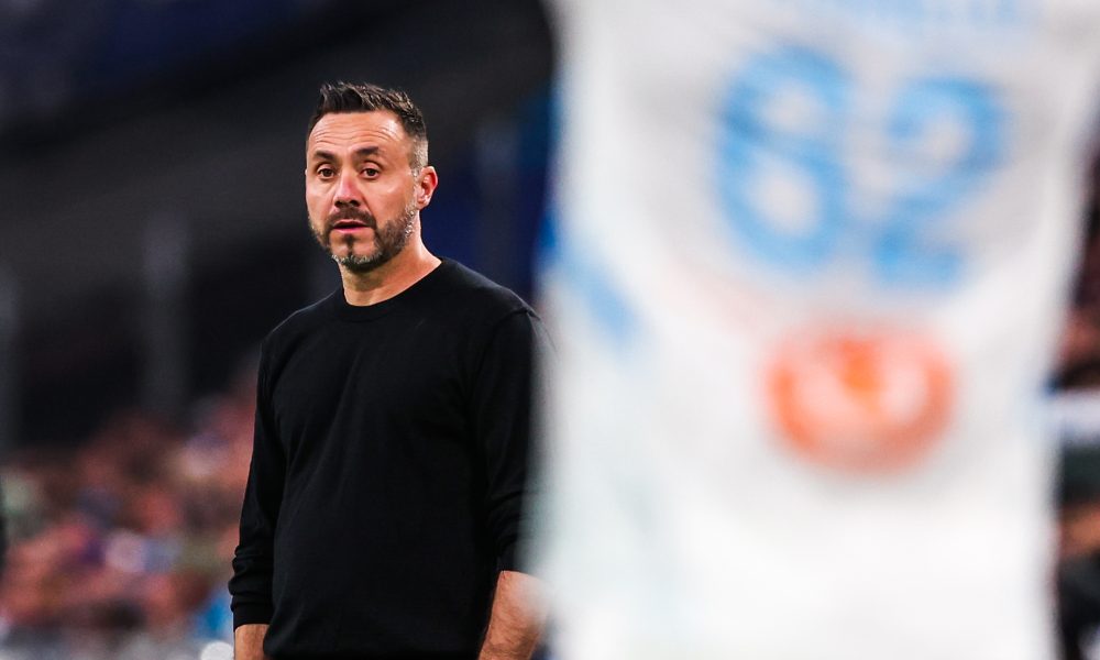 L'entraîneur de l'OM, Roberto De Zerbi, ciblé par des clubs étrangers.