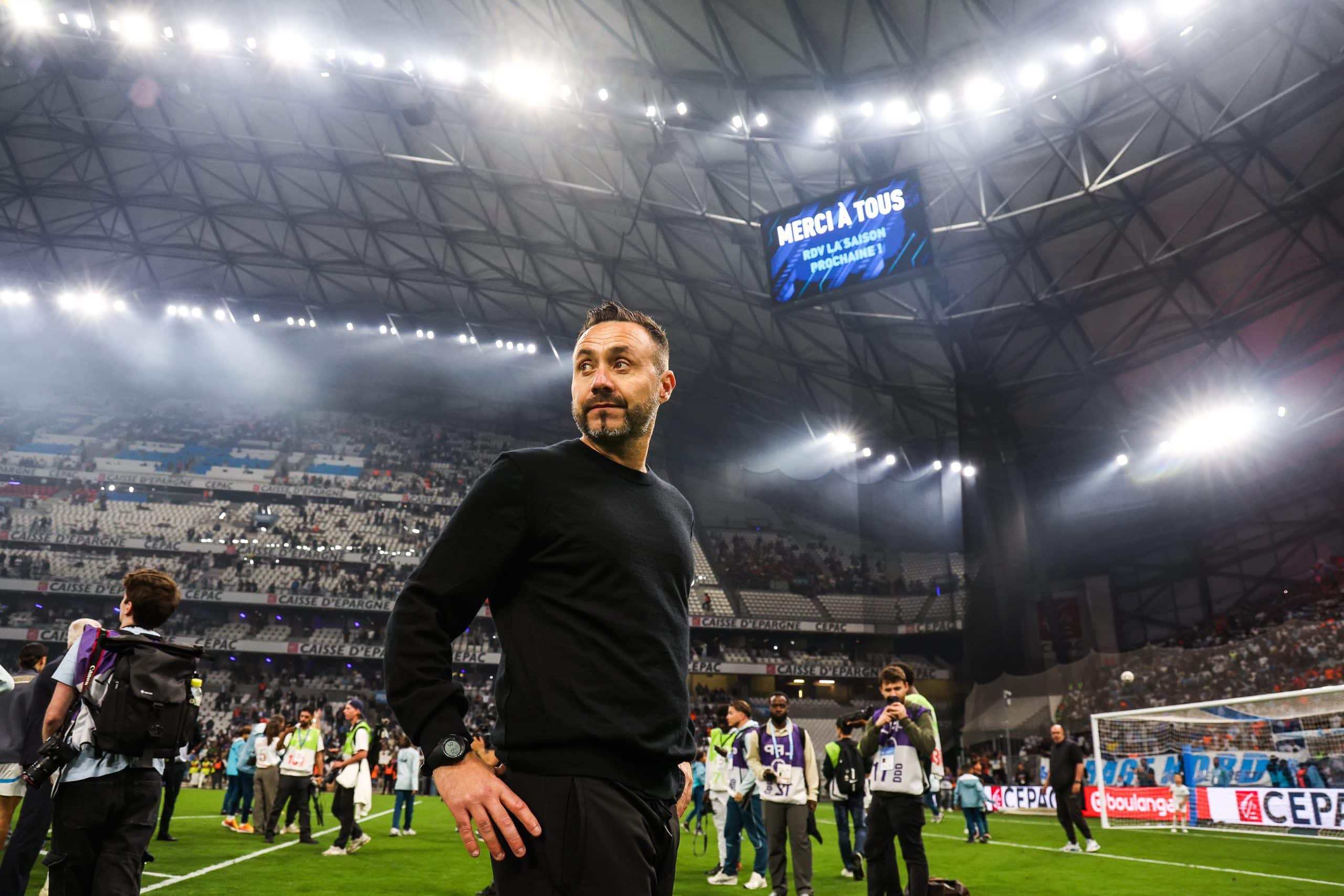 Roberto De Zerbi, le coach de l'OM.