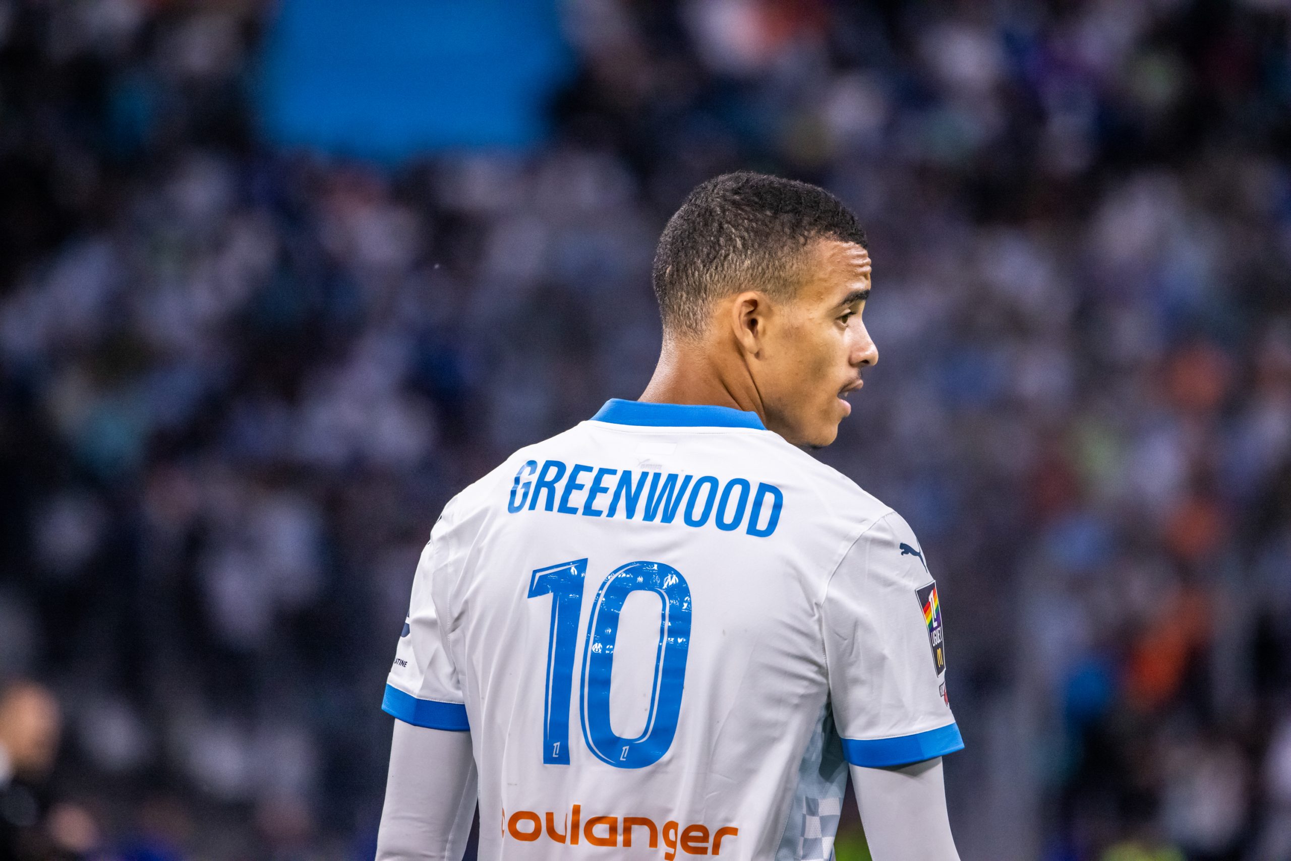 L'ailier de l'OM Mason Greenwood.