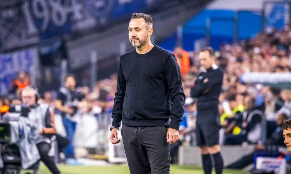 Roberto De Zerbi, l'entraîneur de l'OM