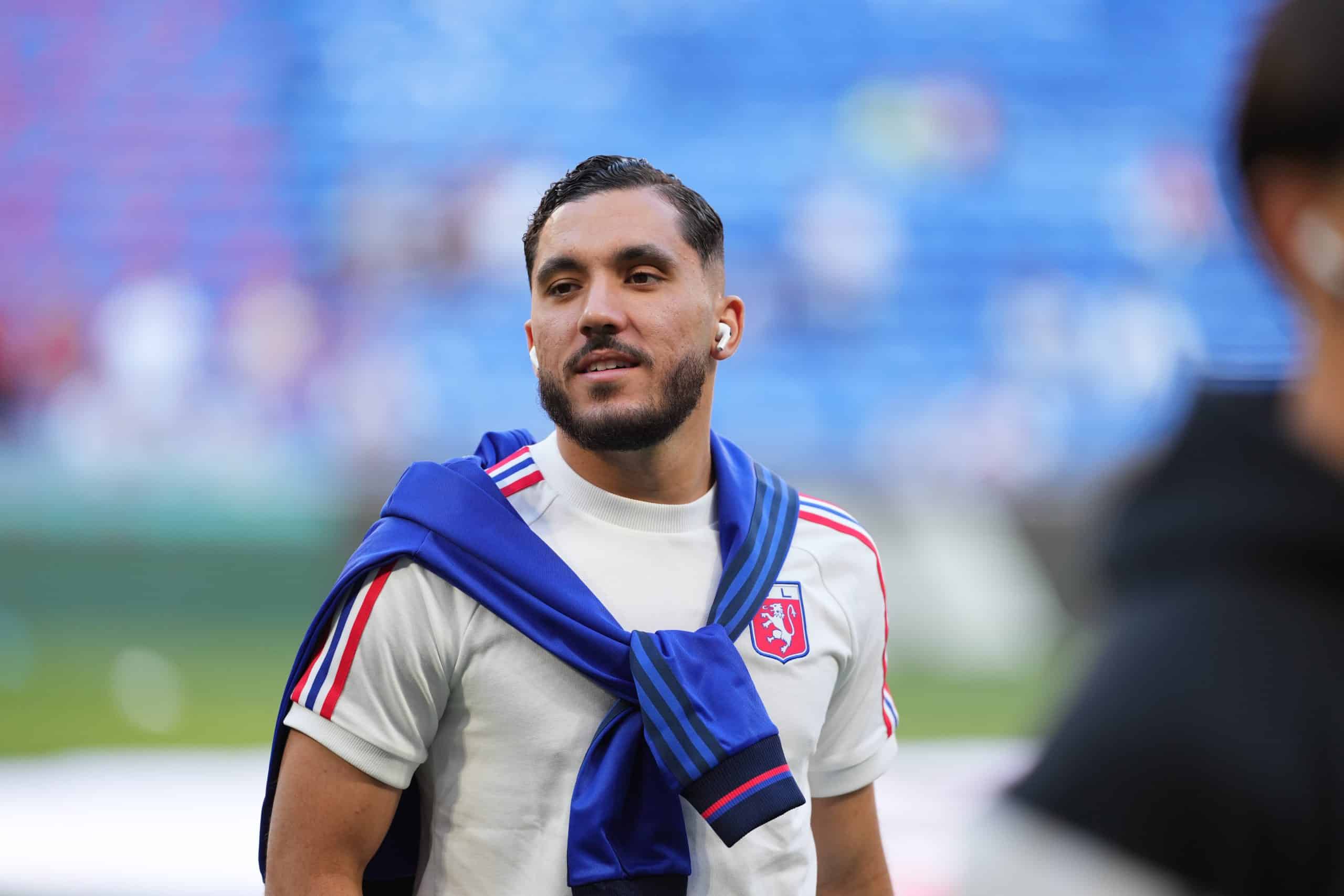 Rayan Cherki avant le dernier match de la saison de l'OL, face à Angers.