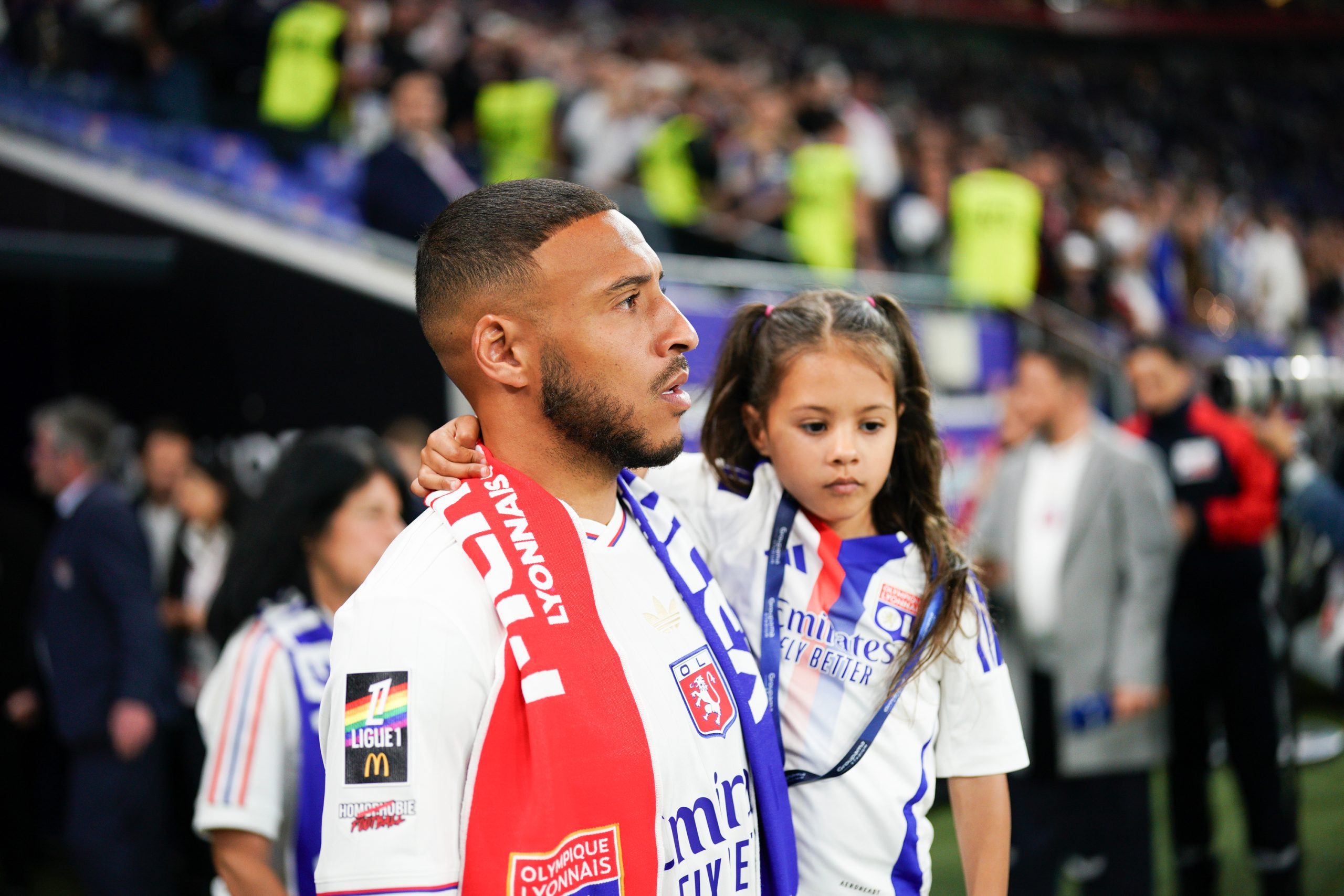 Le milieu de l'OL Corentin Tolisso, lors du dernier match de la saison contre Angers.